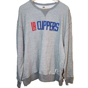 NWT New Era LA Clippers sweater Men's 2XL Gray Los Angeles basketball sports